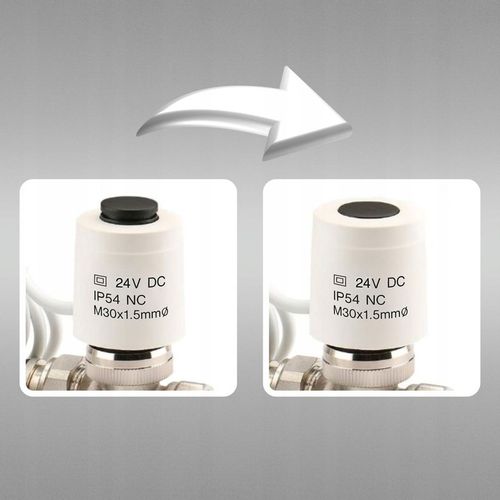 SIŁOWNIK TERMOELEKTRYCZNY DO ROZDZIELACZA ZAWORU M30 x 1.5 24V DC 2 na Arena.pl