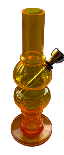 Bongo Akrylowe Fajka Wodna z Akrylu Pomarańczowa Małe Bonio 16 cm na Arena.pl