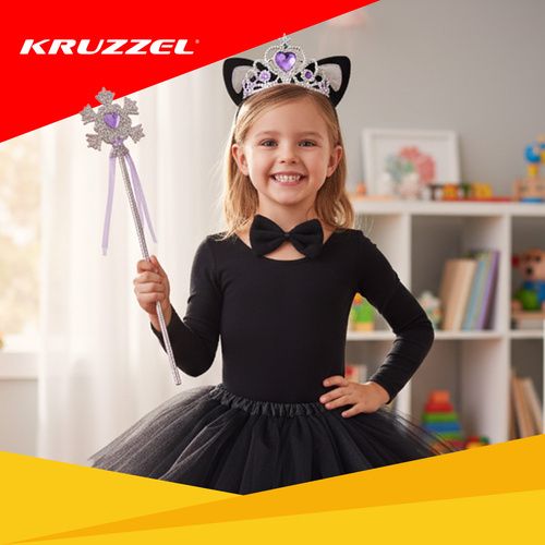 Strój Kotek - Zestaw 7El. Kruzzel 26474 na Arena.pl