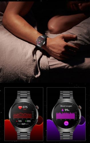 Zegarek Smartwatch AMOLED POMIAR CURKU EKG Glukoza BMI ROZMOWY CIŚNIENIE na Arena.pl