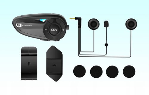 EJEAS Q2 INTERKOM MOTOCYKLOWY IP65 DO 800M MAX 2 OSOBY MESH BLUETOOTH 5.1 na Arena.pl