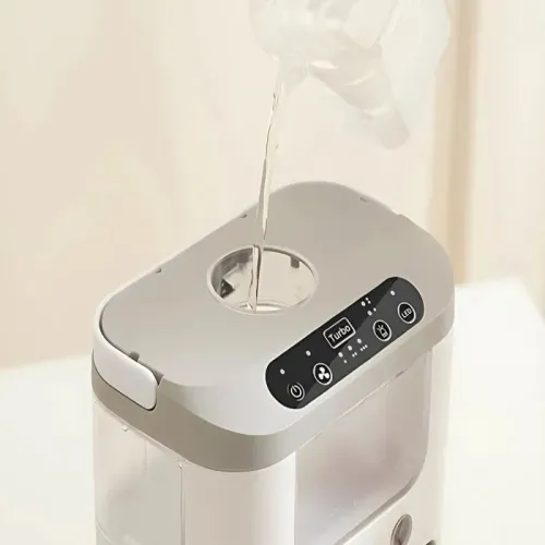 Wentylator z nawilżaczem wody na biurko usb rgb led 3 stopnie prędkości na Arena.pl