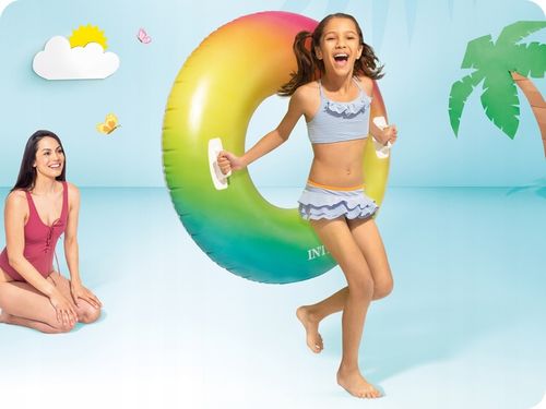 Koło do pływania Rainbow Ombre #58202 na Arena.pl
