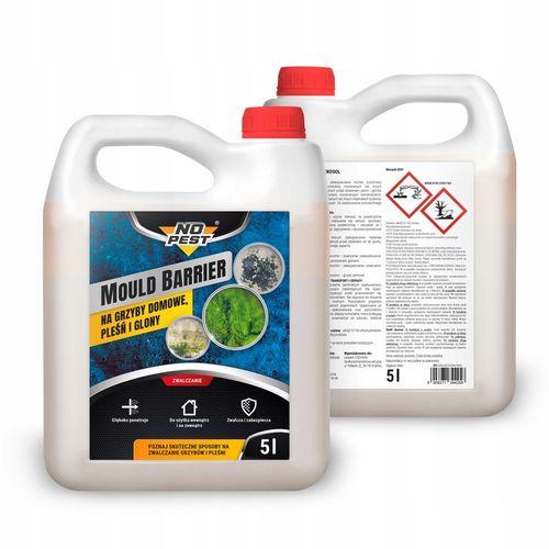 PREPARAT ŚRODEK DO ZWALCZANIA GRZYBA DOMOWEGO PLEŚNI I GLONÓW NO PEST 5L na Arena.pl