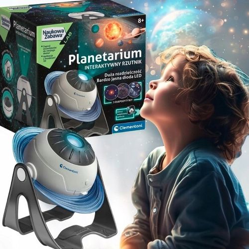 PLANETARIUM PROJEKTOR GWIAZD INTERAKTYWNY RZUTNIK DLA DZIECI CLEMENTONI na Arena.pl