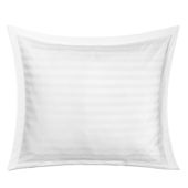 Poszewka satyna bambusowo-bawełniana STRIPE WHITE 70x80 biała