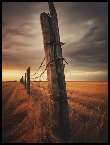 Plakat 60x80cm Zachód na Pograniczu na Arena.pl