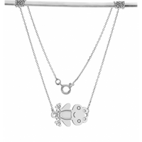 SREBRNY NASZYJNIK GWIAZD CELEBRYTKA ŻABKA SREBRO PRÓBY 925