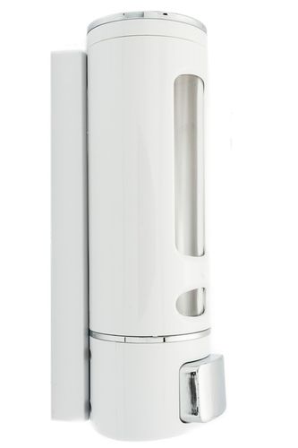 Dozownik ścienny 400ml na mydło, płyn, szampon biały DOZ-02 na Arena.pl