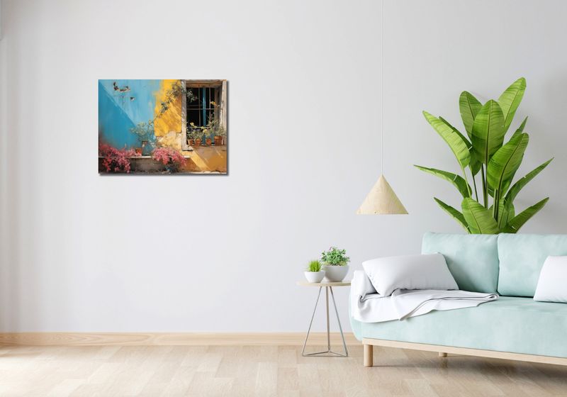 Obraz 70x50cm Słoneczna Ulica zdjęcie 2