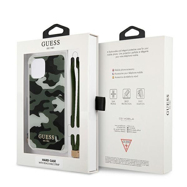 Etui Guess do iPhone 12, iPhone 12 Pro, Zielony zdjęcie 8