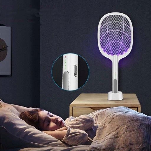 ELEKTRYCZNA ŁAPKA NA DUŻO OWADY PACKA NA KOMARY 3000V PALETKA OWADOBÓJCZA zdjęcie 10