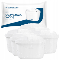 Filtry do wody wkłady Wessper Aquamax do dzbanków Brita Dafi Aquaphor 6 szt