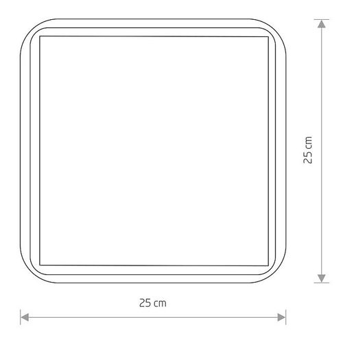 Łazienkowa plafoniera Tahoe 10034 kwadratowa lampa chromowana na Arena.pl