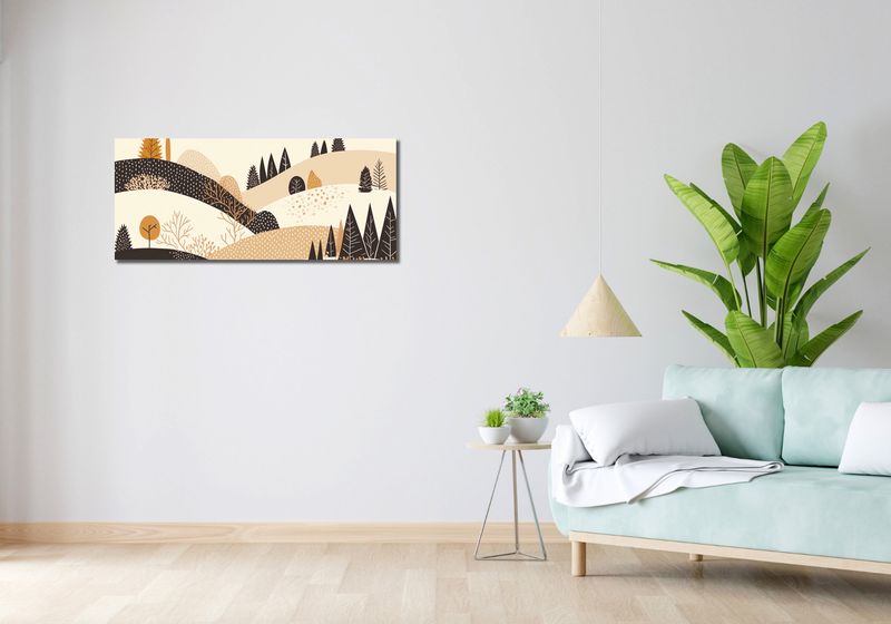 Obraz 100x40cm Jesień w Wzgórzach zdjęcie 2
