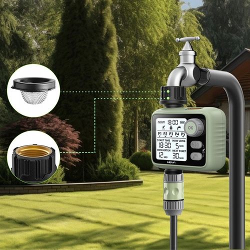 Elektroniczny sterownik nawadniania HEVA programator do wody z filtrem 8bar na Arena.pl