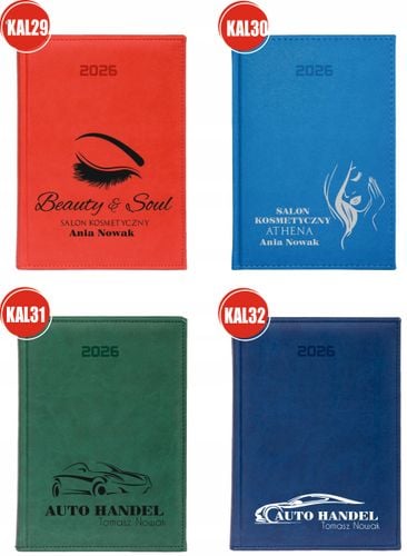 KALENDARZ A5 2026 DZIENNY terminarz z nadrukiem uv DLA BABCI + IMIĘ na Arena.pl