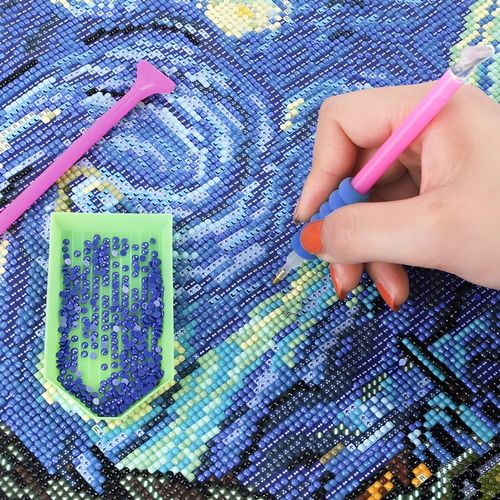 AKCESORIA DO HAFTU DIAMENTOWEGO ZESTAW PUDEŁKO DIAMOND PAINTING W WALIZCE na Arena.pl