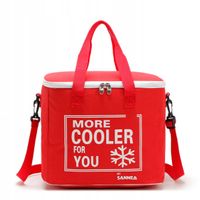 TORBA TERMICZNA IZOLACYJNA LUNCH BOX PIKNIK CZERWONA 20L