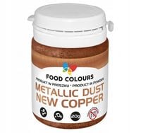BARWNIK SPOŻYWCZY W PROSZKU ciasta napoje drinki Metallic Copper Miedź 20g