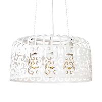 LAMPA wisząca ALESSANDRA 2163 Rabalux ażurowa OPRAWA metalowy zwis vintage biały