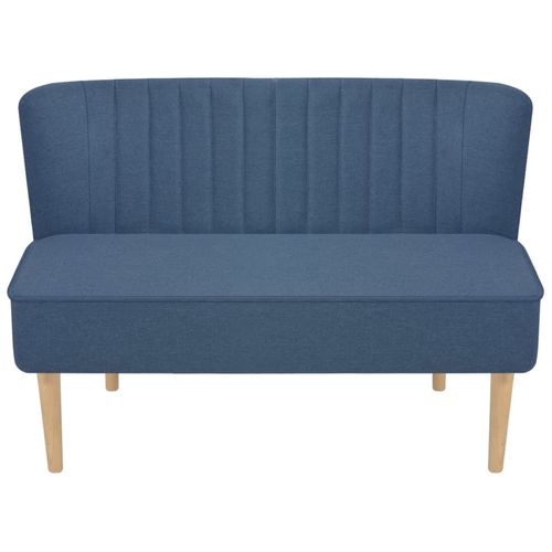 Sofa 117x55,5x77 cm, niebieski materiał na Arena.pl