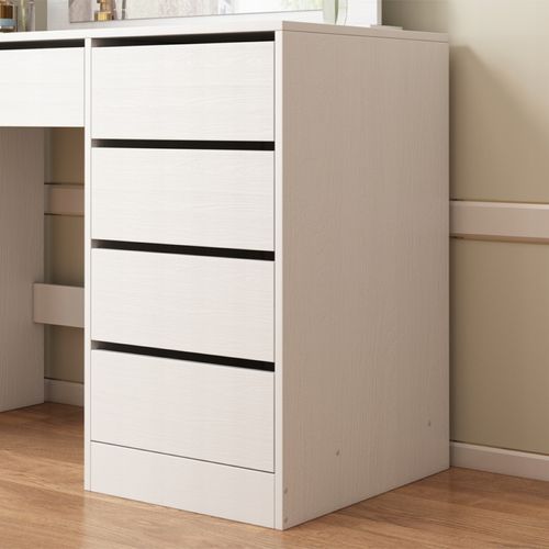 Toaletka kosmetyczna do makijażu wizażu z lustrem led nowoczesna biała na Arena.pl