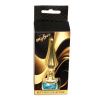 biżuteria analna ze stali nierdzewnej mylove toys jasnoniebieska 9,5