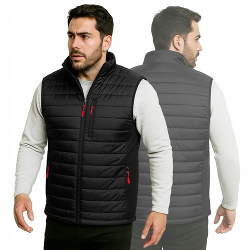 BEZRĘKAWNIK ROBOCZY męski Kamizelka Ocieplana BHP SOFTSHELL RIPSTOP STRETCH na Arena.pl