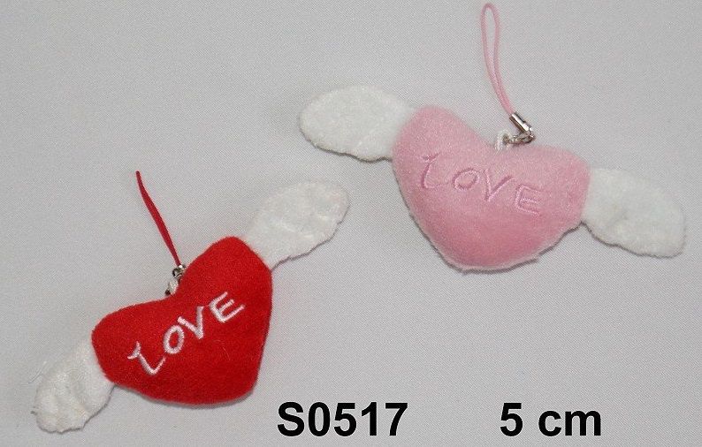 brelok serce  12szt   S0517 zdjęcie 1