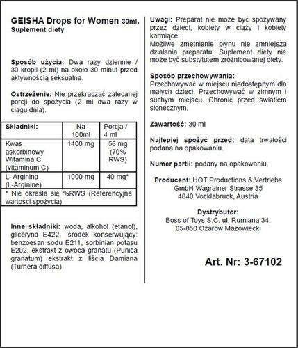 Erotyczne Krople Na Podniecenie Pożądanie Kobiet na Arena.pl