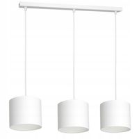 Lampa Wisząca Sufitowa Nowoczesna ARDEN Biały Abażur 3xE27 40cm nad stół