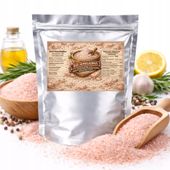 Sól Himalajska - Różowa sól kuchenna, intensywny smak i jakość 500g