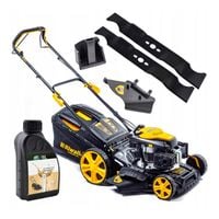 KOSIARKA SPALINOWA Z NAPĘDEM RIWALL 51CM 9w1 Z NAPĘDEM 5190 Z 2 NOŻAMI