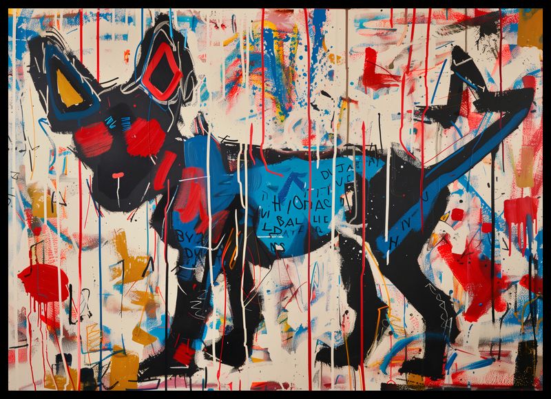 Plakat 70x50cm Miejski Pies zdjęcie 2