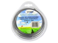 ŻYŁKA TNĄCA DO KOS I PODKASZAREK 3 MM 15 MB JG G73964 KWADRAT ZBROJONA