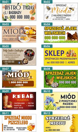 BANER REKLAMOWY projekt 130x80 cm MEBLE PRODUCENT na Arena.pl