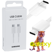 Oryginalny Kabel USB-C 5A 100cm SAMSUNG Galaxy Ultra Charging Biały
