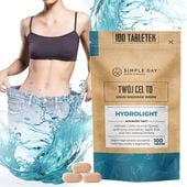 HYDROLIGHT USUWANIE WODY ODCHUDZANIE METABOLIZM NA OBRZĘKI CELLULIT 100 TAB