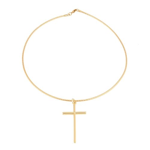 choker żyłka z krzyżykiem (c21/wio/70au) na Arena.pl
