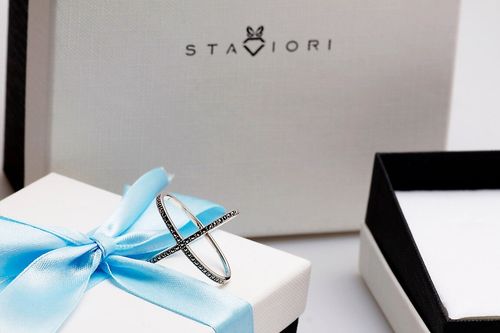 Srebrny pierścionek PDM4420 - Markazyty na Arena.pl