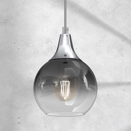 Lampa wisząca MONTE SILVER fi 150 1xE27 na Arena.pl