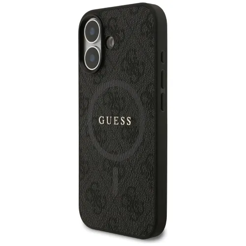 etui guess 4g ring classic logo magsafe  do iphone 17 - czarne na Arena.pl
