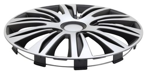 Zestaw kołpaków Spider 14" - czarny / srebrny na Arena.pl