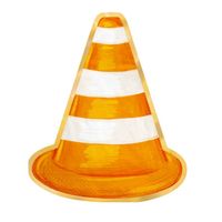 Serwetki papierowe Pachołek Drogowy, 10 szt.