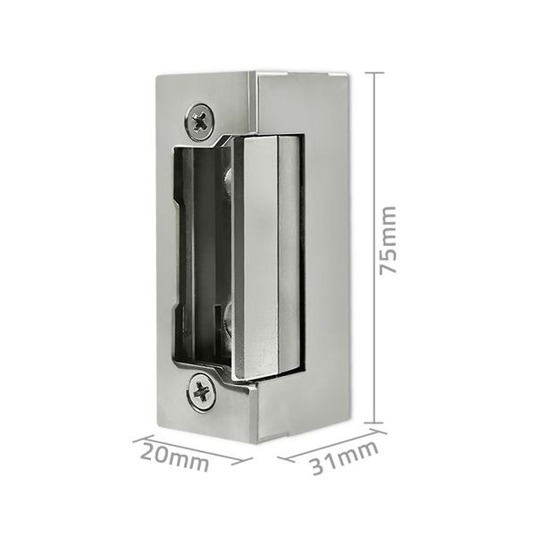 Qoltec Elektrozaczep symetryczny bez pamięci i blokady 12V Stal nierdz zdjęcie 3