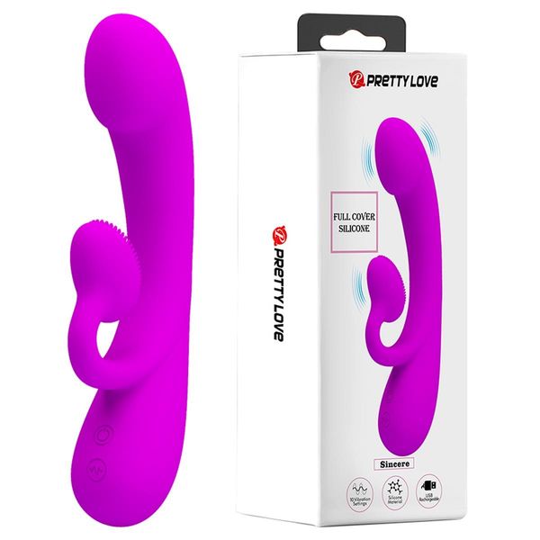 PRETTY LOVE - FULL COVER SILICONE, 10 vibration functions zdjęcie 1
