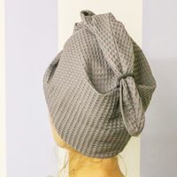 Turban Do Suszenia Włosów | Wafel Ciemnoszary