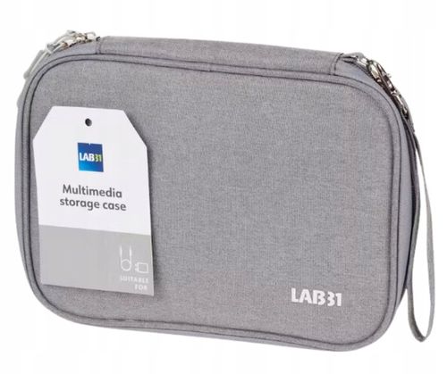 Etui na akcesoria multimedialne na kable ładowarkę i drobiazgi na zamek na Arena.pl