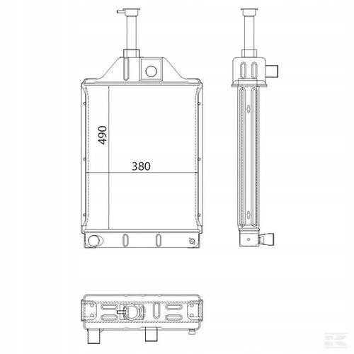 Chłodnica Wody 1876608M3N na Arena.pl